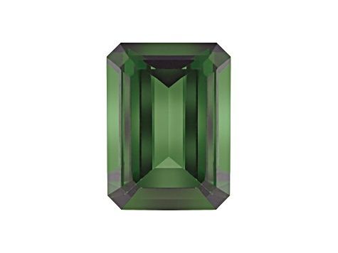 Green Tourmaline 5x3mm Emerald Cut 0.33ct Step Cut (N) Heated Origin Brazil