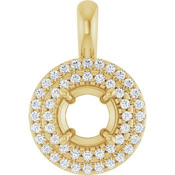 Customizable  Diamond Pendant