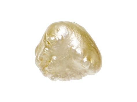 Natural Tennessee Freshwater Golden Pearl 9x8.3mm Rosebud 2.81ct