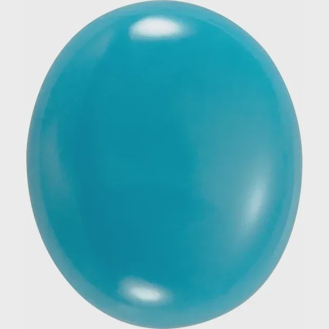 10x8 mm Oval Cabochon Turquoise (I)Bright light blue; no matrix Origin USA