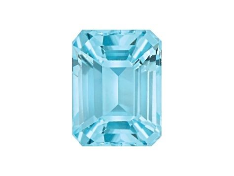 Sky Blue Topaz 5x3mm Emerald Cut 0.37ct (N) Irradiated Step Cut Origin Brazil