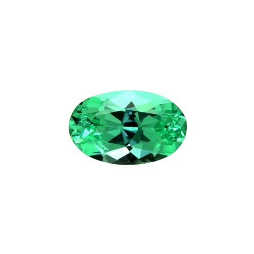 6x4 mm oval 0.50 Ct. Emerald from Russia oiled