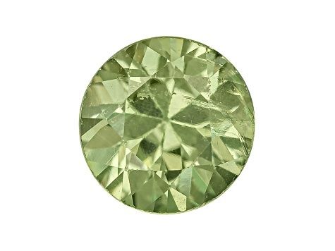 Madagascan Demantoid garnet minimum .25ct 4mm round.(N) Brilliant cut Origin Madagascar
