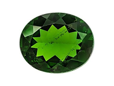 Chrome Diopside 10x8mm Oval 2.00ct Mixed cuts (N) Origin Russia
