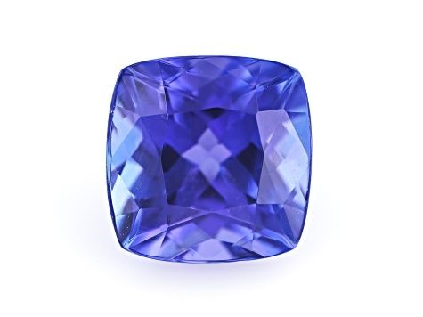Tanzanite 7mm Cushion 1.93ct (N) Heated Mixed Cuts Origin Tanzania