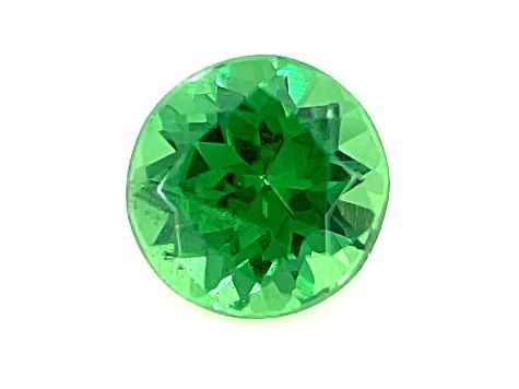 Tsavorite Garnet 5mm Round 0.60ct (N) Faceted Origin Tanzania