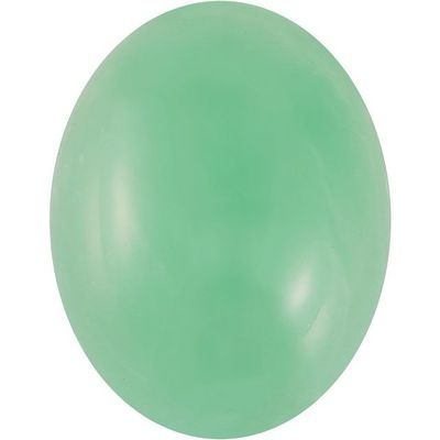 7 x 5 mm Oval Cabochon Chrysoprase untreated