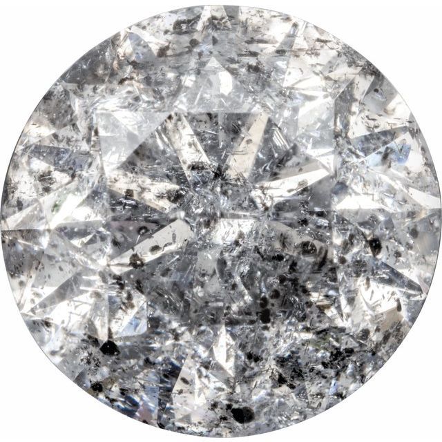 1.00 ct I3 Gray Salt &amp; Pepper Diamond