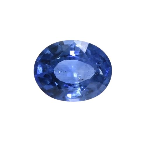 Blue Sapphire - Oval 0.40 Ct.dimensions of 5.11 x 4.04 x 2.46 mm Heated