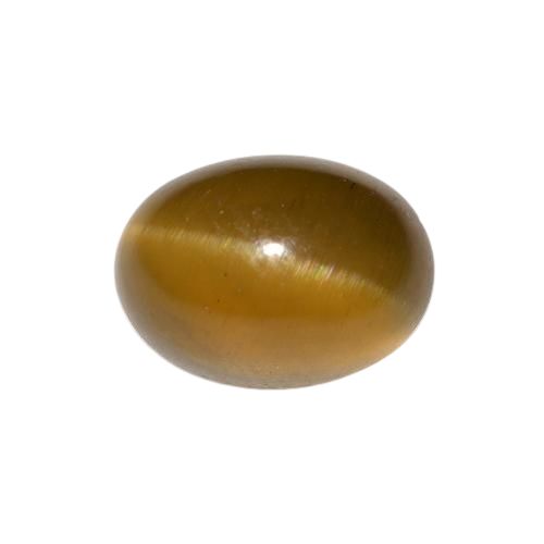 1.94ct Natural Warm Brown Cat&#39;s Eye Apatite, Oval, Translucent