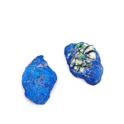 Natural Azurite Geode (N) 25.00 X 20.00 mm Origin USA No treatment