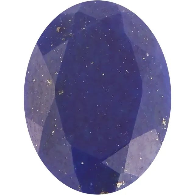 1.2 CT 8x6 mm Oval Faceted Natural Lapis