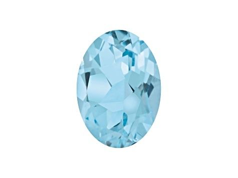 Sky Blue Topaz 8x6mm Oval 1.60ct (N) Irradiated  Faceted Origin  Brazil