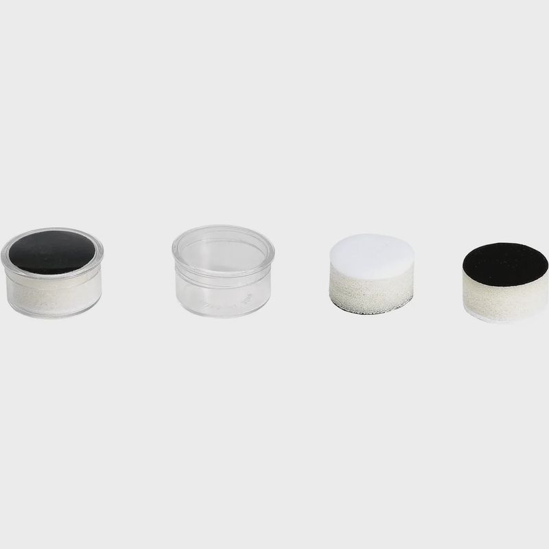 Clear Acrylic Gem Container with Reversible Black/White Insert (Pack of 12) goes with Item W-100000-T