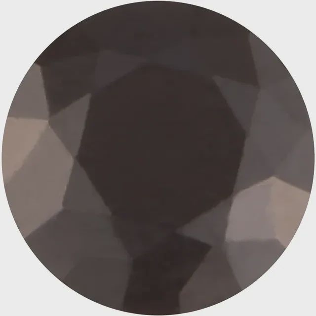 3 mm Round Fine-Cut Black Spinel