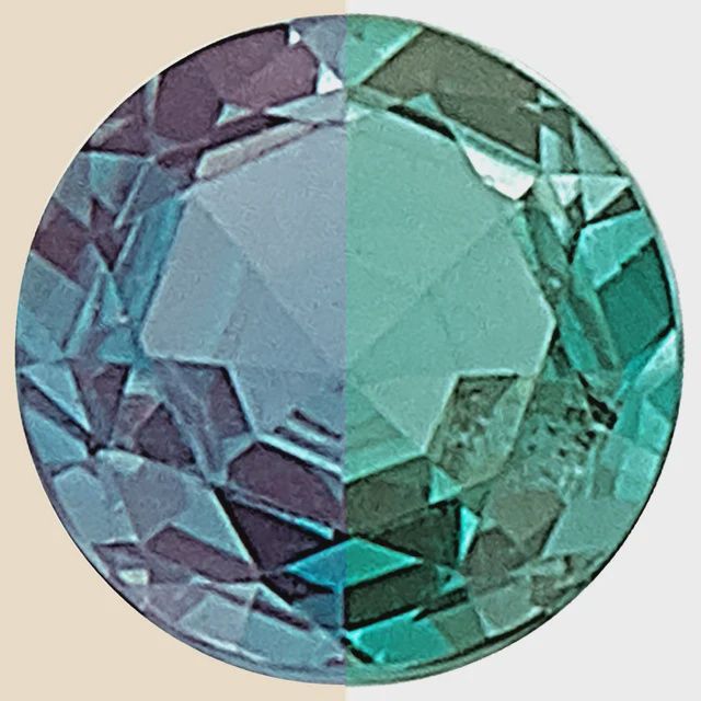 2 mm Round Faceted A Natural Alexandrite