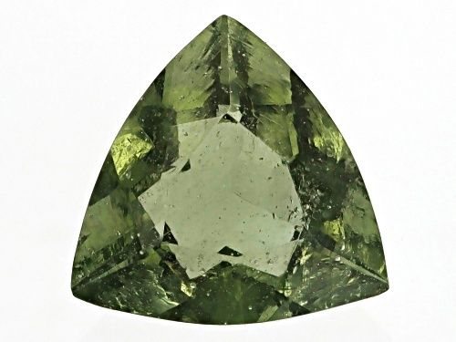 Moldavite Loose Gemstone Single,0.50CT 5 x5 trillion No treatment Origin Czechia