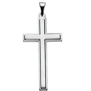 Platinum Cross Pendant