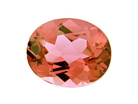 Salmon Tourmaline 10x8mm Oval 2.8ct (N) Heated Mixed Cuts Origin Madagascar