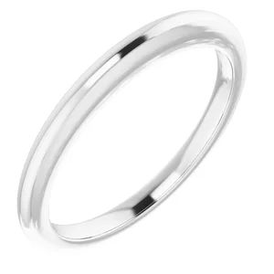 14K White Band