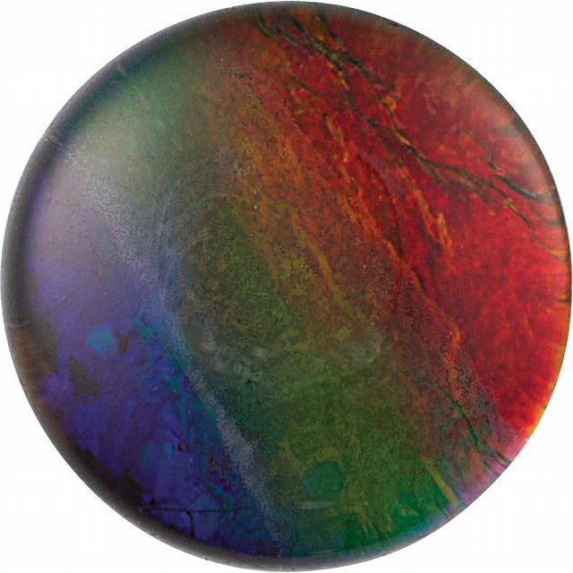 7 mm Round Cabochon Natural Ammolite
