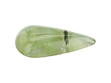 Prehnite 27.8x13.5mm Tear Drop Cabochon 14.74ct
