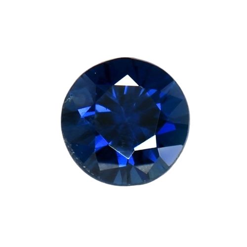 Blue Sapphire - Round 0.34 Ctdimensions of 4.10 x 4.07 x 2.88 mm . Heated