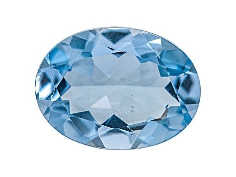 Aquamarine 8x6mm Oval .85ct (N) Heated Mixed Cuts Origin Nigeria