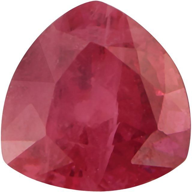 4 x4  mm Trillion Faceted A Natural Ruby