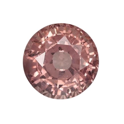 0.85ct Natural Light Pink Malaya Garnet, Round, VS