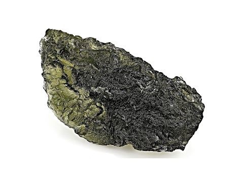 Moldavite Minimum 9.00 Gram Free-Form Rough Specimen Size and Shape Vary. The specimen was mined in the Czech Republic.