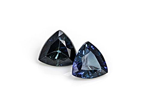 Sapphire 3.7mm Trillion Matched Pair 0.40ctw