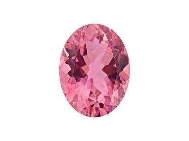 Pink Tourmaline 8x6mm Oval 1.35ct Faceted N) Heated Origin Brazil