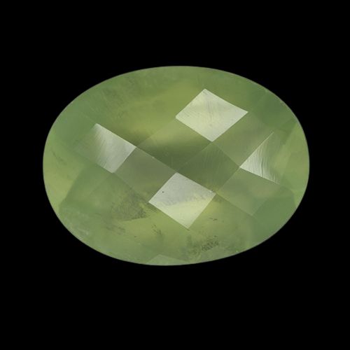 9.09ct Natural Yellowish Green Prehnite, Oval, Translucent