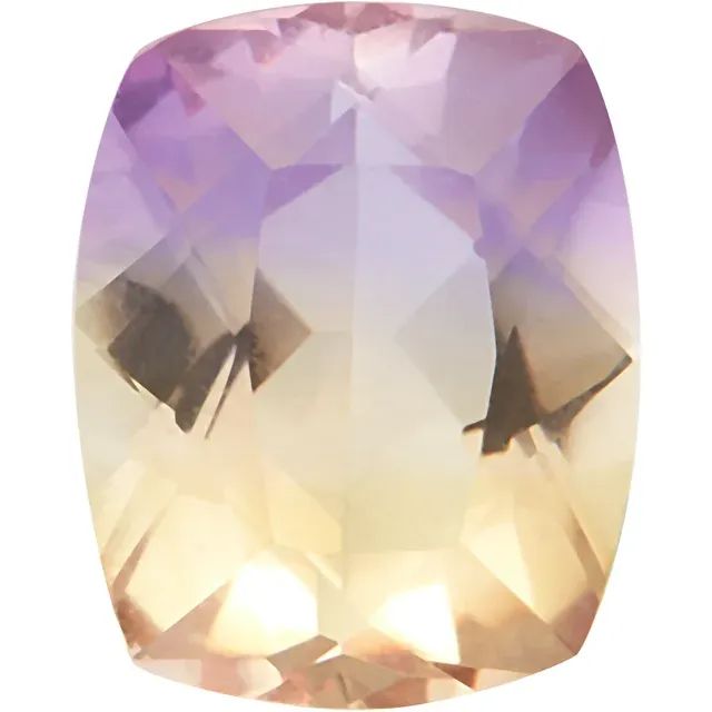 9x7 mm Antique Cushion Faceted AA Ametrine