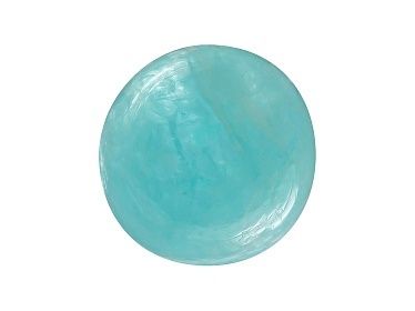 Paraiba Tourmaline 5mm Round Cabochon 0.50ct (N) Impregnated Origin Brazil