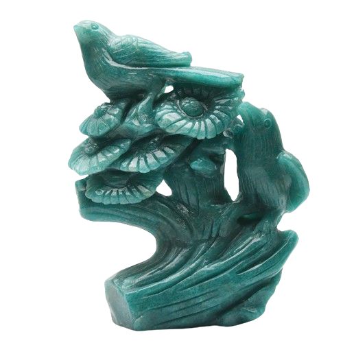 Amazonite Bird Carving