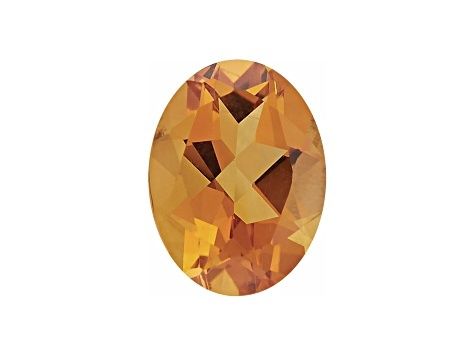 Citrine 9x7mm Oval 1.70ct (N) Heated FacetedOrigin Brazil