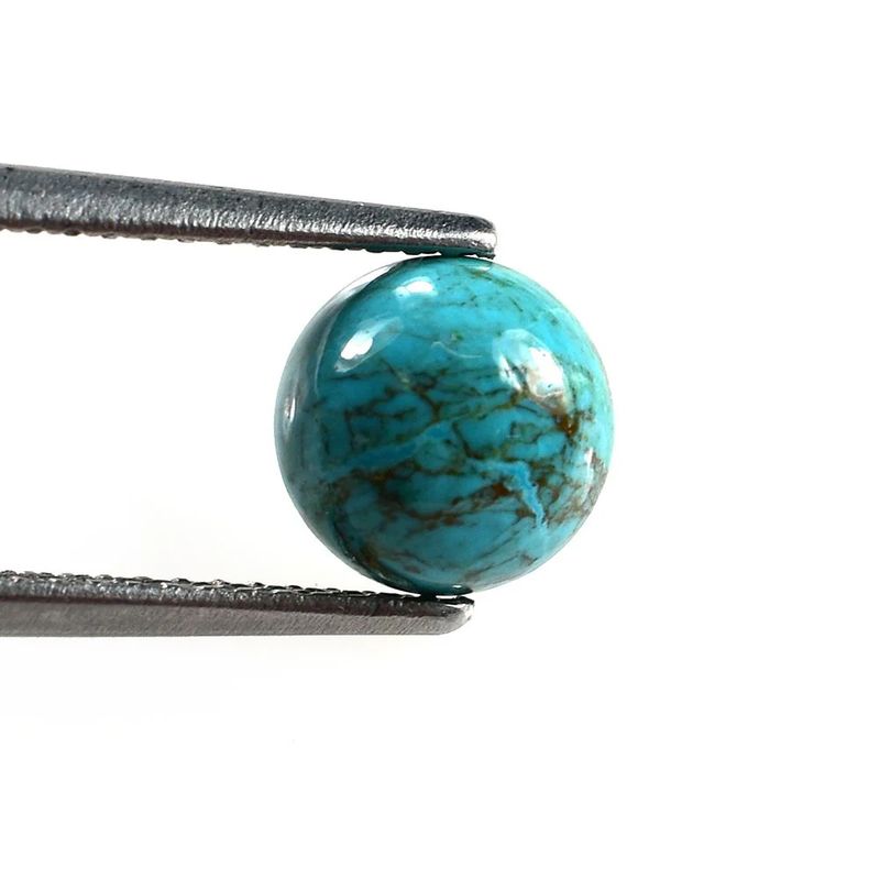 PERUVIAN  OPALINA  ROUND CAB 7.00X7.00 MM 1.31 CTS