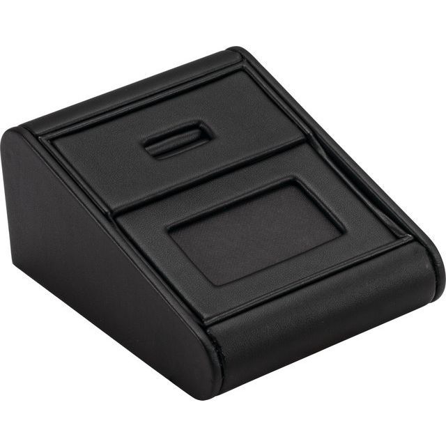 Black Matte Leatherette ID Tray
