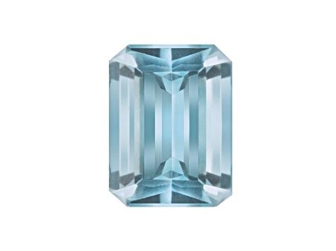 Aquamarine 5x3mm Emerald Cut 0.27ct (N) Heated  step Cut Origin Brazil