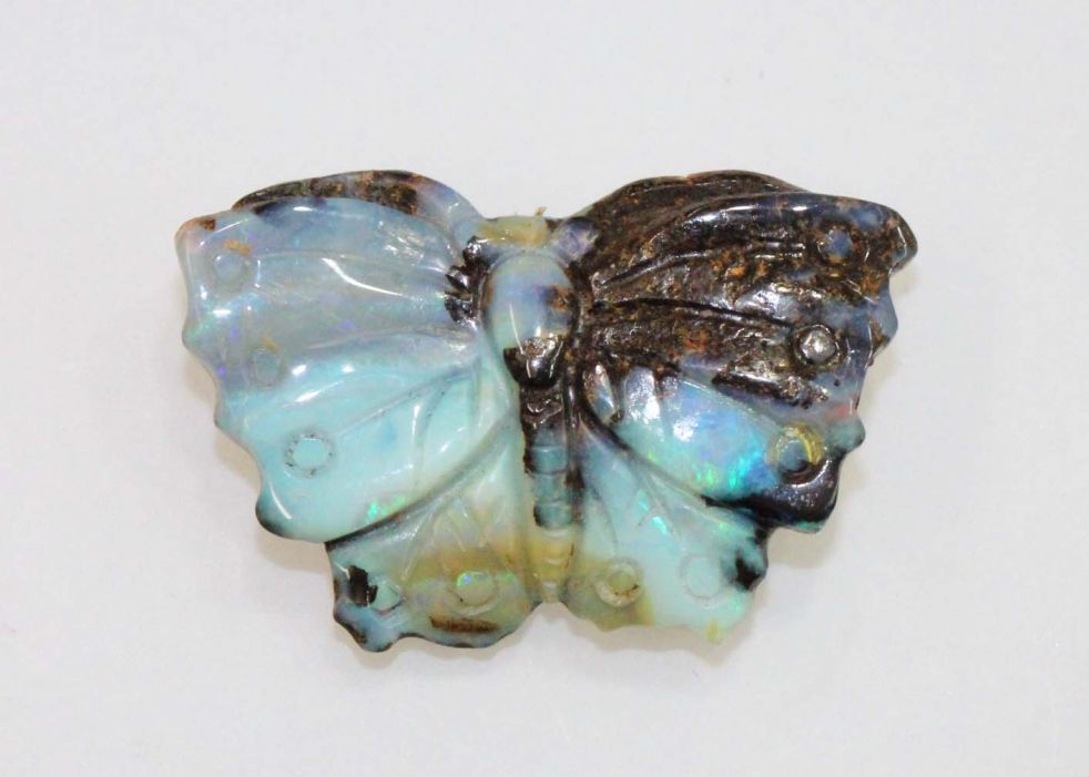 Boulder opal HD butterfly
