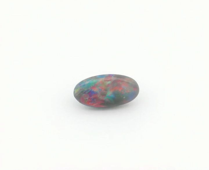 9.94 x 6.07 mm Oval Gray Opal Gemstone