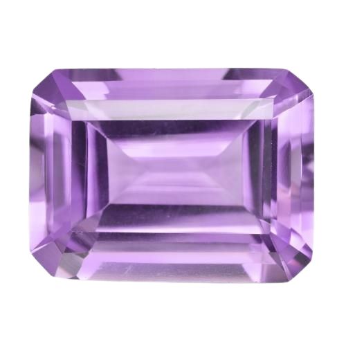 20.80ct Natural Pinkish Violet Amethyst, Octagon / Emerald Cut, VVS