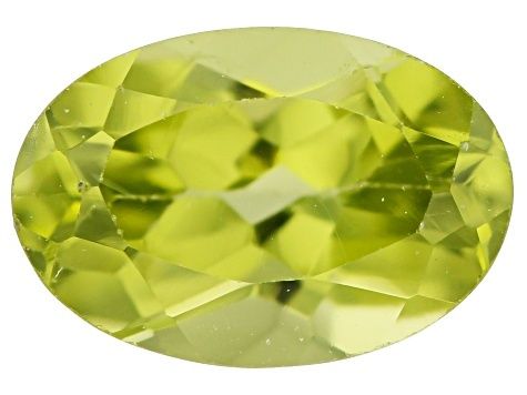 Peridot 6x4mm Oval 0.42ct  (N) Faceted Origin China