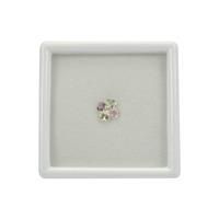 .72ct multi-color Sapphire Heart 4x4 mm (H), Appraisal: 70