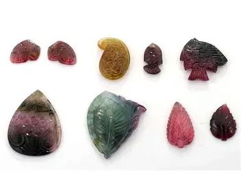 Gemstone carvings