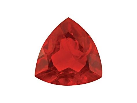Mexican Fire Opal 6mm Trillion 0.50ct Untreated Origin Mexico