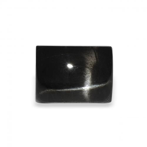 3.12ct Natural Black Star Diopside, Baguette, Opaque