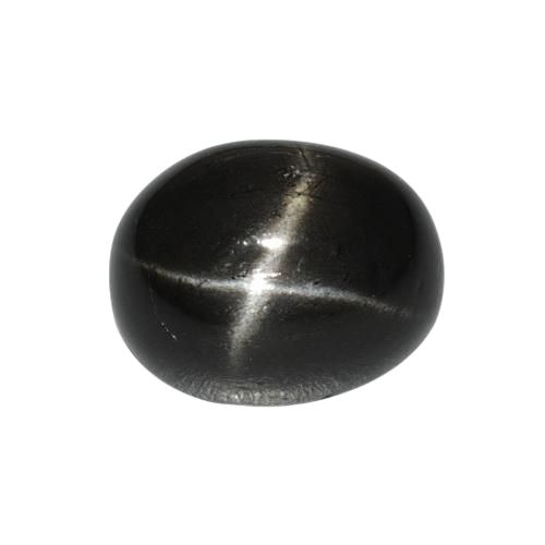 4.91ct Natural Black Star Diopside, Oval, Opaque